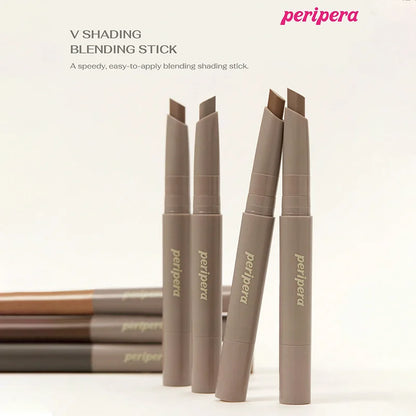 K-Beauty Contour Stick，Contouring Stick, with Soft Brush, Natural Matte Coverage, Smooth, Slimming, Gradation, Bronzer Stick
