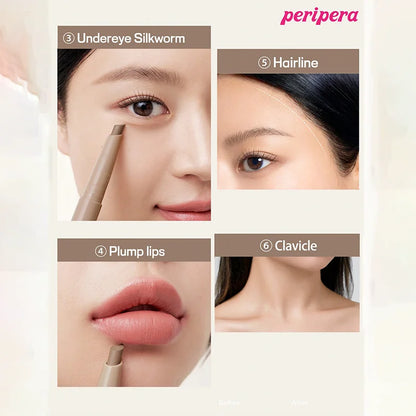 K-Beauty Contour Stick，Contouring Stick, with Soft Brush, Natural Matte Coverage, Smooth, Slimming, Gradation, Bronzer Stick